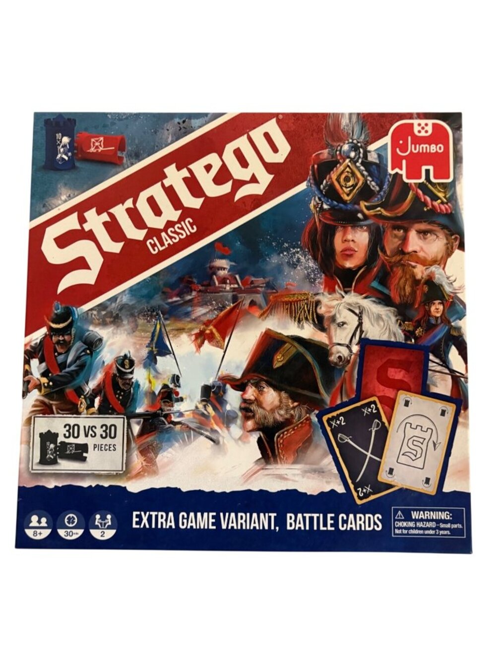 Stratego Classic War Strategy Board Game Extra Game Variant Battle Cards